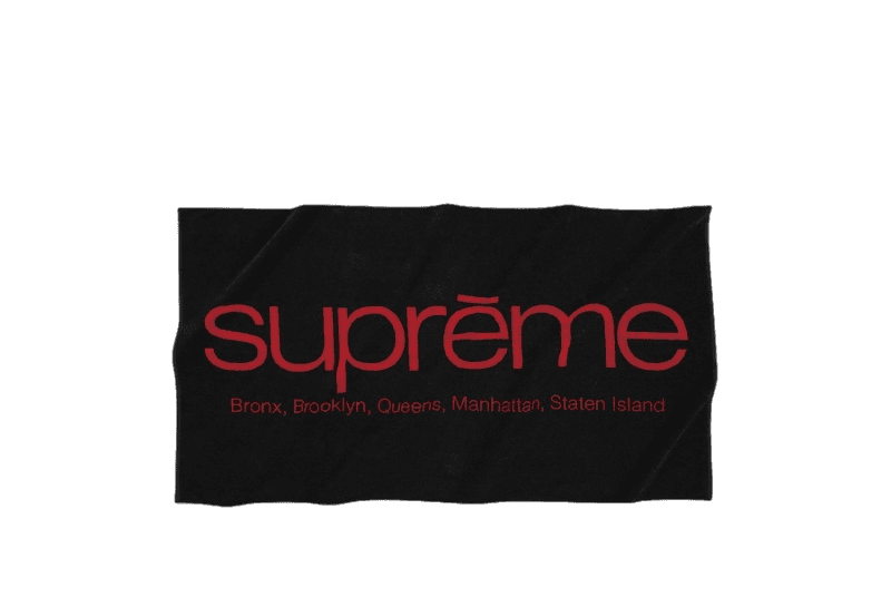 DankyShop - Supreme Five Boroughs Towel Black